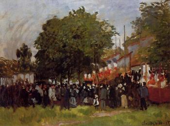 Claude Oscar Monet : Fete at Argenteuil